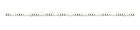 1St. ABB PS1/60/16 Phasenschiene 1-phasig, 16mm², Pinanzahl 60 2CDL210001R1660...