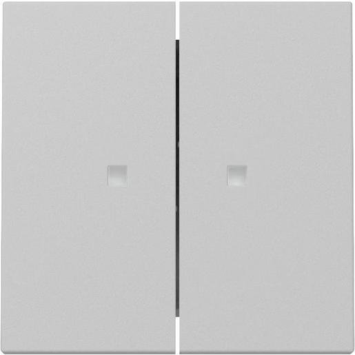 1St. Gira 3631015 Wippe 2-fach Kontrollfenster System 55 grau matt...