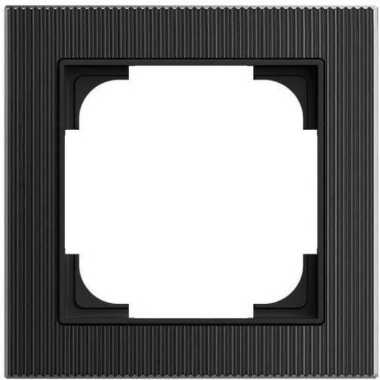 1St. Busch-Jaeger 1721-4025 Rahmen 1-fach Glas schwarz