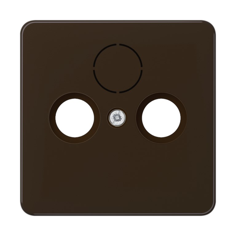 1St. Jung CD561SATBR Abdeckung bruchsicher für Antennen-Steckdose nach DIN 45330 und SAT-TV-Steckd. CD 561 SAT BR