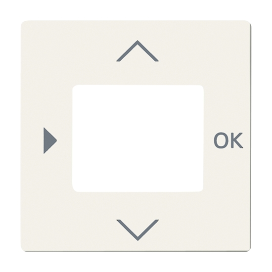 1St. Busch-Jaeger 6435-884 Zentralscheibe carat studioweiß matt