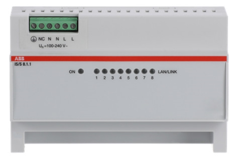 1St. ABB IS/S8.1.1 IP Switch, 8 Ports, Fast Ethernet lichtgrau 2CDG120082R0011