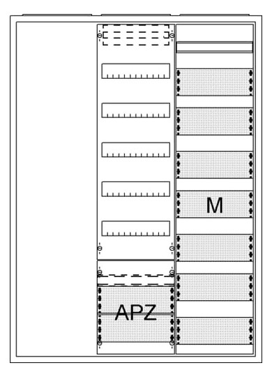 1St. Striebel AA37A1AM AA37A1AM Ausbauschrank, AP A37 1F1V5A2M1