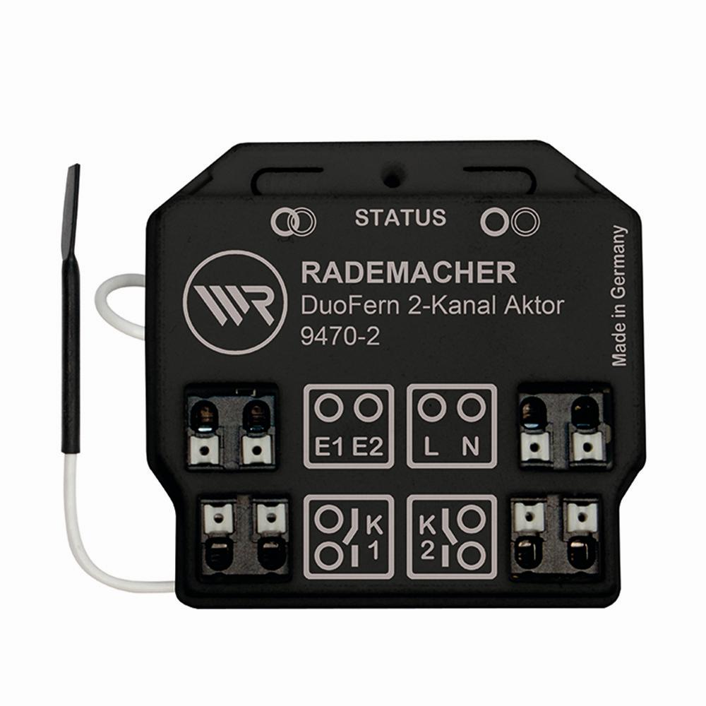 1St. Rademacher 35140262 Schaltaktor Funkbus UP 2Ausg 6,5A 1500W 230V 94702