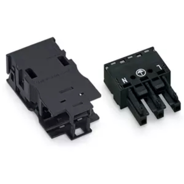 25St. Wago 770-203/035-000 Buchse mit Zugentlastungsgehäuse 3-polig