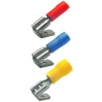 100St. Klauke 720AZ Flachsteckhülse mit Abzweig, isoliert, 0,5qmm-1,0qmm, 6,3mmx0,8mm, CuZn