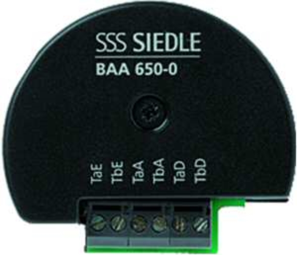 1St. Siedle BAA 650-0 Audio-Auskopplung BTS, BFS, BTC, BFC, BTLM/BTLE ohne Video, BNS, BSM, BIM etc. 200032255-00 BAA650