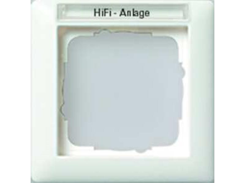 1St. Gira 109127 Abdeckrahmen 1-fach mit Schriftfeld, Standard 55 reinweiß, 109127 1St. Gira 109127 Abdeckrahmen 1-fach mit Schriftfeld, Standard 55 reinweiß, 109127