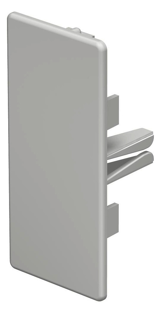 1St. OBO Bettermann WDK HE40090RW Endstück 40x90mm, PVC, reinweiß, RAL 901