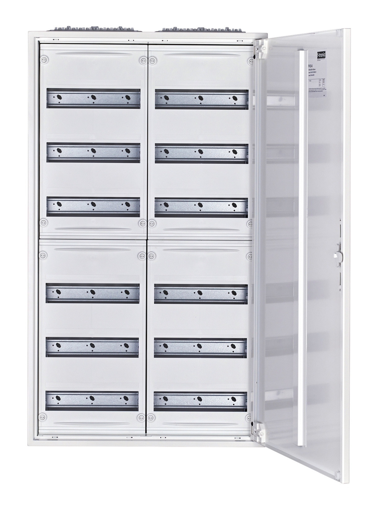 1St. F-Tronic FV2-6 AP Feldverteiler FV2-6, 2-feldrig, 6r, 950x550x165mm 7110230