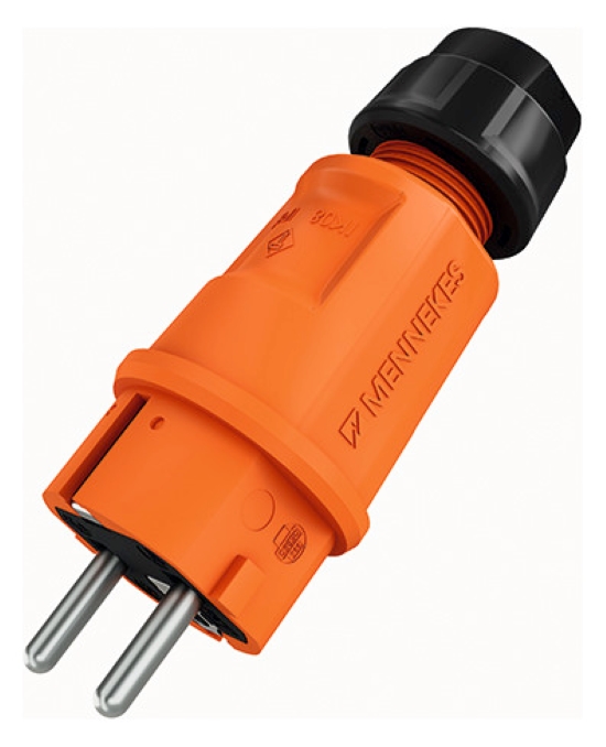 1St. Mennekes 152042 Stecker SCHUKO 16A2p+PE 230V IP54