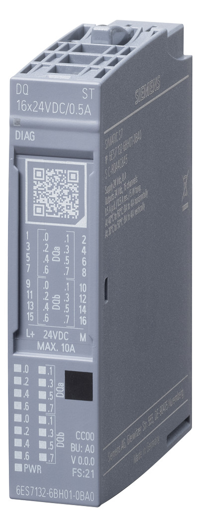 1St. Siemens 6ES7132-6BH01-0BA0 SIMATIC ET 200SP DQ 16x24 VDC/0,5 A ST