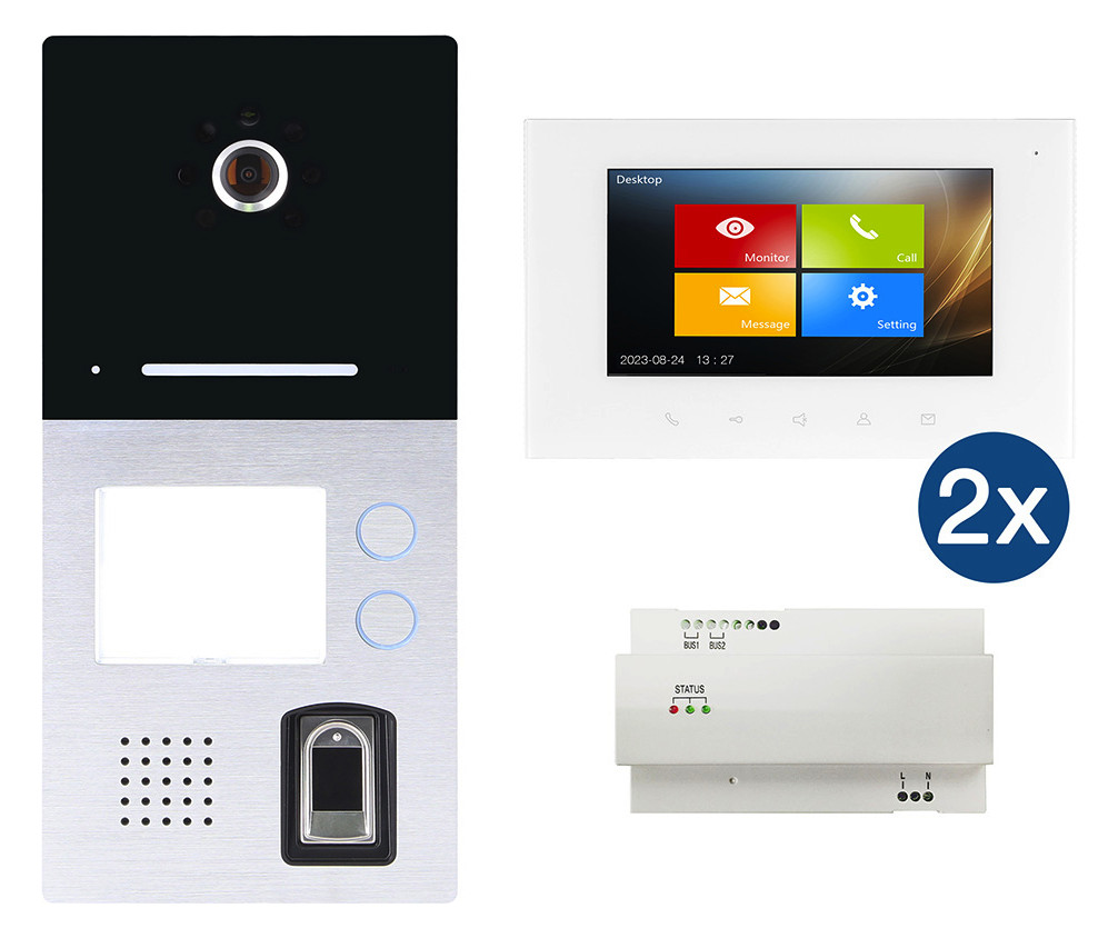 1St. HHG Villa AP Set 2 FP Türsprechanlage