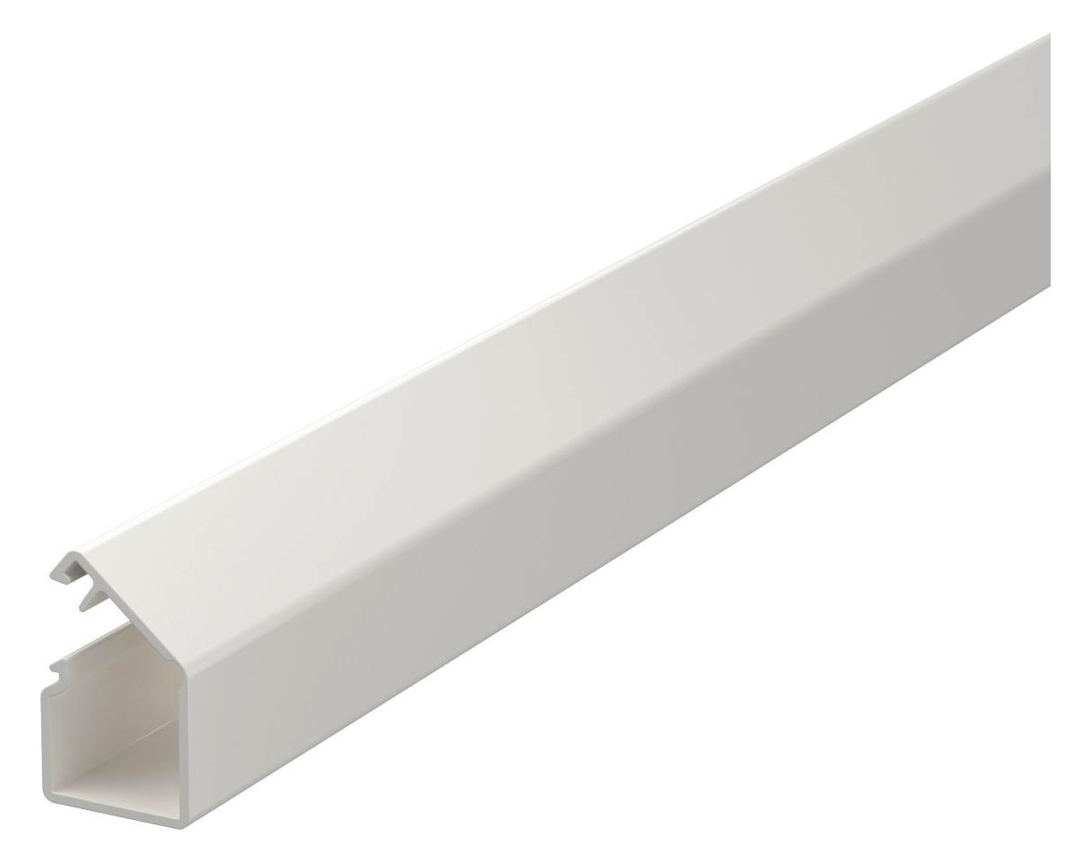 2m OBO Bettermann WDKMD12RW Minikanal mit Klebefolie und Scharnieroberteil 12x12x2000