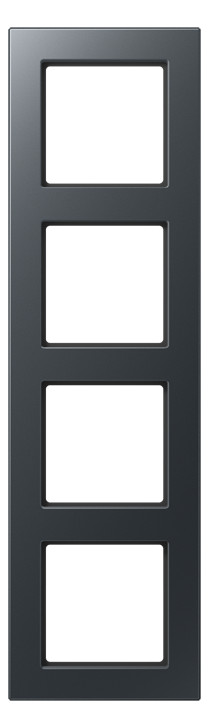 1St. Jung A5584BFANM Rahmen 4fach bruchsicher für waagerechte und senkrechte Kombination A 5584 BF ANM