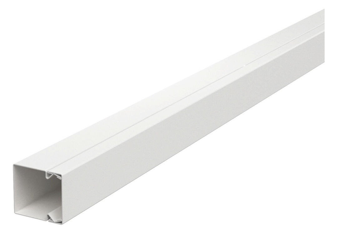 2m OBO Bettermann LKM40040RW Leitungsführungskanal mit Bodenlochung 4