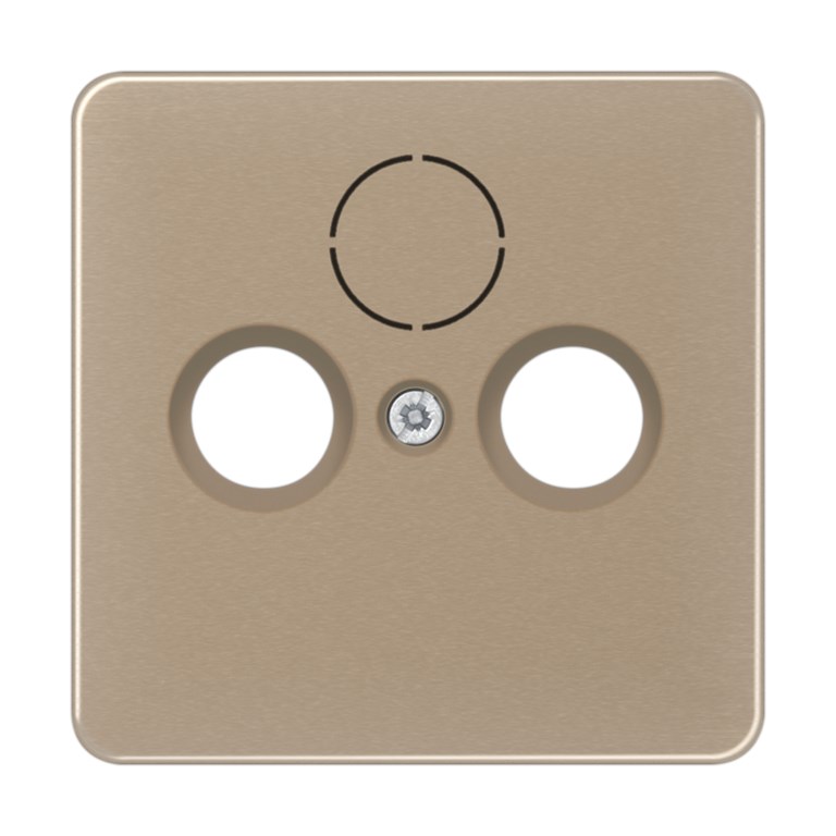 1St. Jung CD561SATGB Abdeckung für Antennen-Steckdose nach DIN 45330 und SAT-TV-Steckdose CD 561 SAT GB