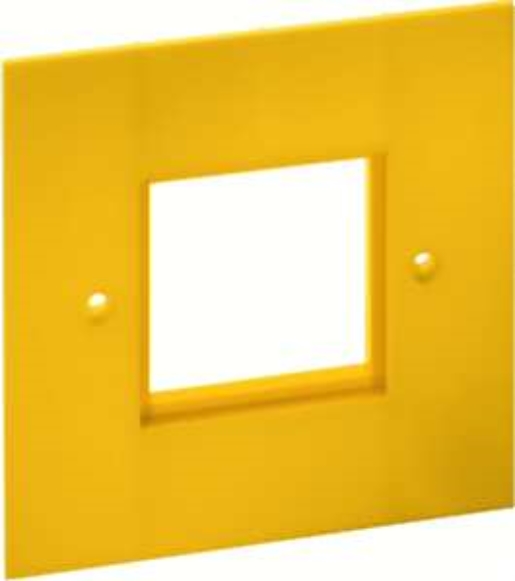 1St. OBO Bettermann VH4 / VH8 6109840 Abdeckplatte 1fach Modul 45 VHP4