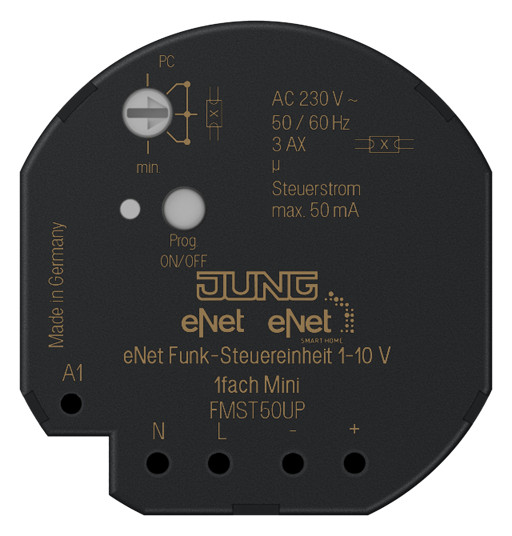 1St. Jung FM ST 50 UP eNet Funk-Steuereinheit 1-10 V 1fach Mini 1St. Jung FM ST 50 UP eNet Funk-Steuereinheit 1-10 V 1fach Mini