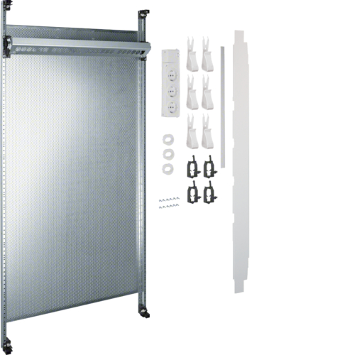 1St. Hager UF32NW Komplettfeld Multimedia universZ 1050mm 2-feld ohne Patchmodule