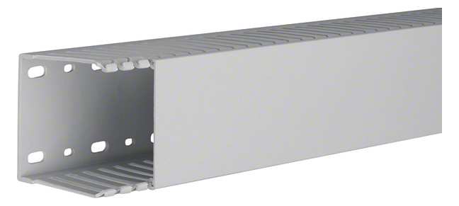 2m Hager HNG7507507035B Verdrahtungskanal hfr V1 HNG 75x75 lichtgrau