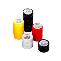 250m 10 Rollen a Cellpack No.128 0.15x19x25 sw PVC-Isolierband, schwarz, D:0.15 B:19mm L:25m