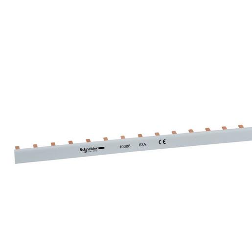 1St. Schneider Electric 10400 Phasenschiene Stift, 3P, 11 TE, 63A, ablängbar