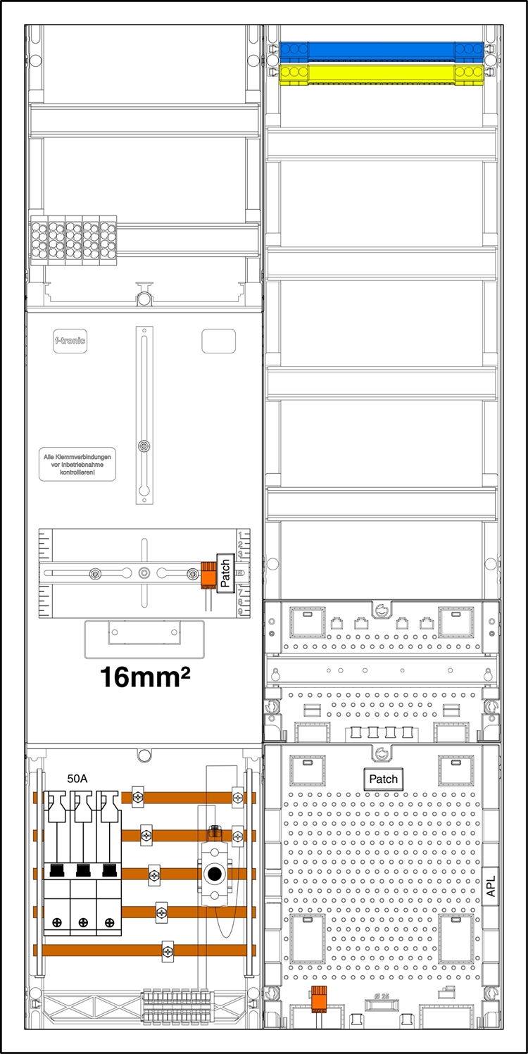 1St. F-Tronic 3HZ721APZRFZ50D01-16 3HZ721APZRFZ50D01-16, 1 ZP 16mm², VAPZRFZ inkl. APL, SLS 50A, SPVGD01,2 PPV,1 PL100 7190209