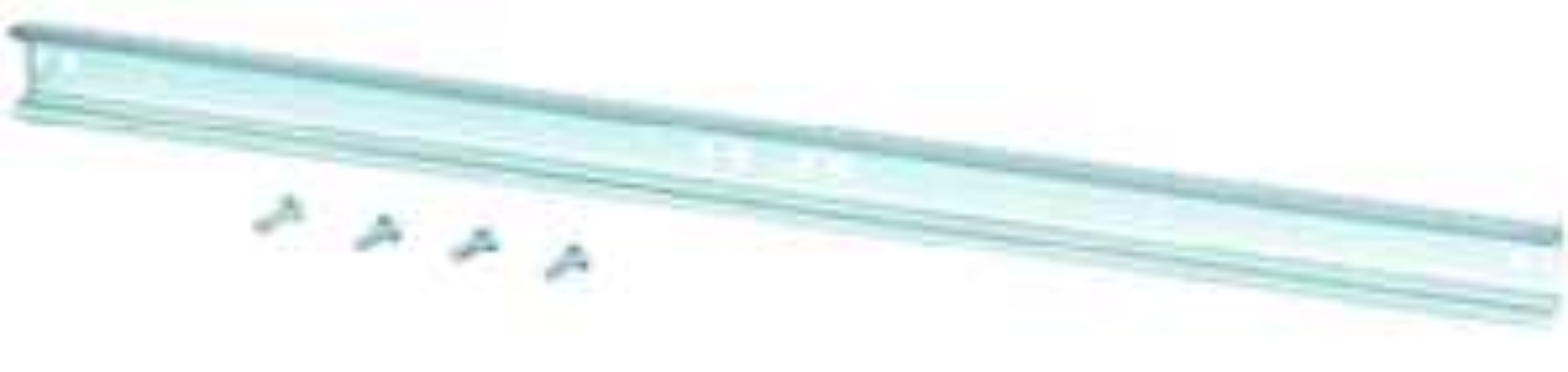 1St. Hensel Mi TS 60 Tragschiene Hutprofil 35 mm, 584 mm lang 2000024 MiTS60