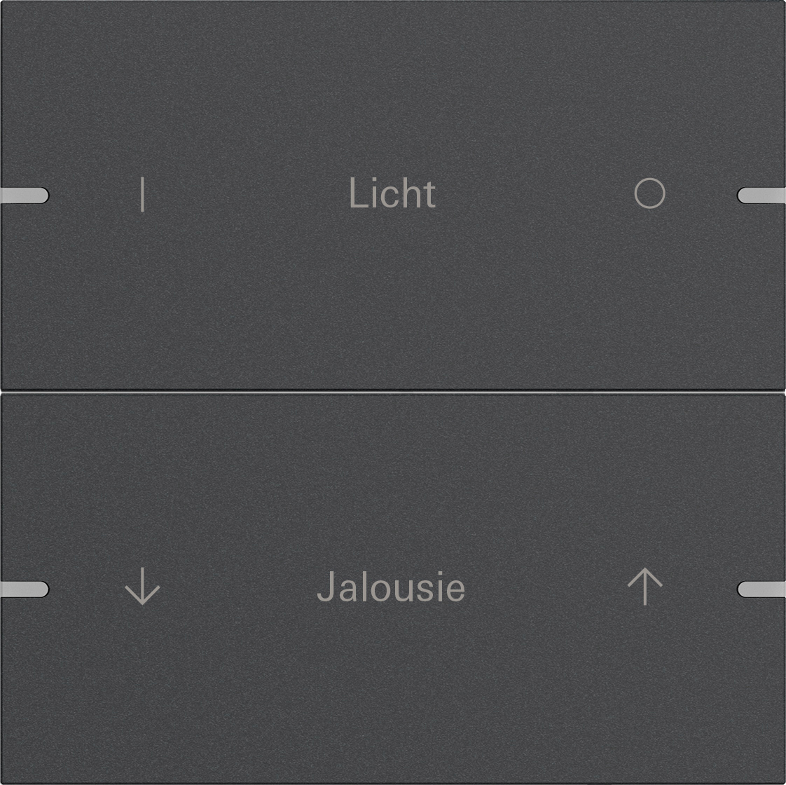 1St. Gira 5032928 Wippenset 2f indiv. Tastsens.4 TS4 Anthrazit(lack.)