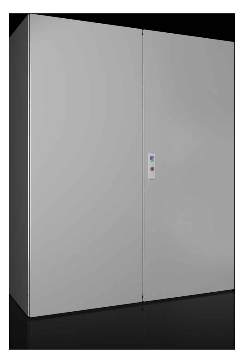 1St. Rittal AX 1214.000 Kompakt-Schaltschrank AX, 2-türig, BHT 1000x1200x400mm