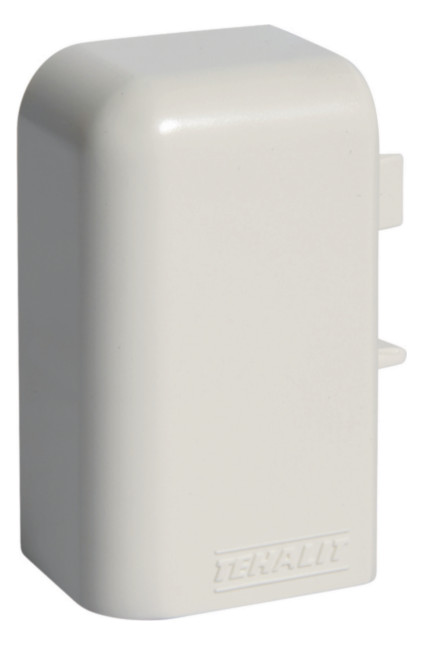 1St. Hager M55549010 Endstück links, SL 20051, reinweiß