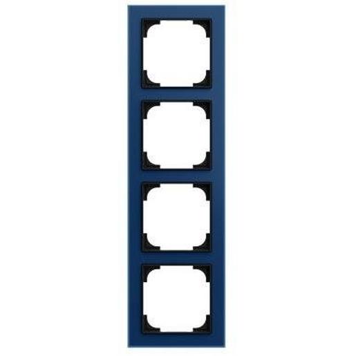 1St. Busch-Jaeger 1724-4028 Rahmen 4-fach Glas blau 1St. Busch-Jaeger 1724-4028 Rahmen 4-fach Glas blau