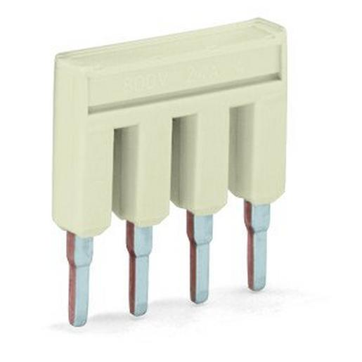 25St. Wago 2000-402 Brücker 2-fach isoliert lichtgrau