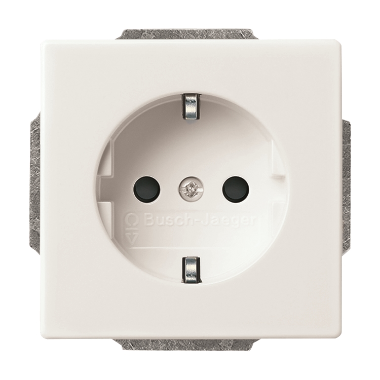 1St. Busch-Jaeger 20 EUCBLI-84 Steckdosen-Einsatz Busch-steplight, mit Nachtorientierungslicht Steckdosen studioweiß 1St. Busch-Jaeger 20 EUCBLI-84 Steckdosen-Einsatz Busch-steplight, mit Nachtorientierungslicht Steckdosen studioweiß