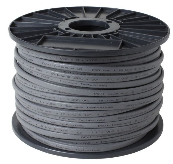 1m DEVI DEVIiceguard 18 Selbstlimitierdes Heizband Meterware, 18