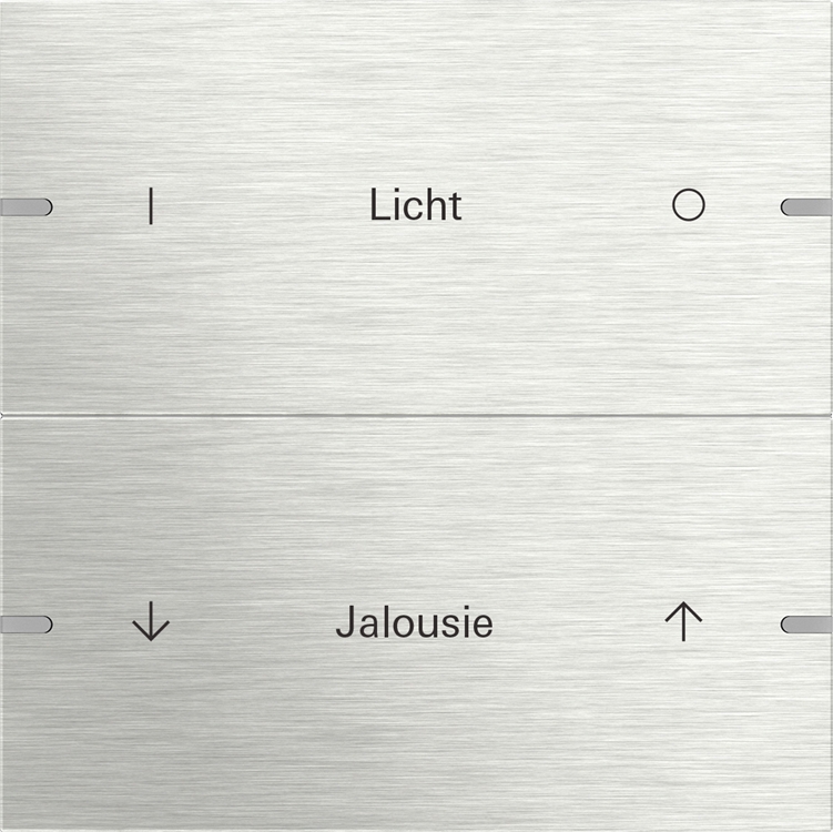 1St. Gira 5032219 Wippenset 2f indiv. Tastsens.4 TS4 Edelstahl