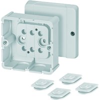 1St. Hensel DP 9020 Kabelabzweigkasten bis 2,5 qmm 3phasig, 4 qmm 1phasig, ohne Klemme 6000037 DP9020