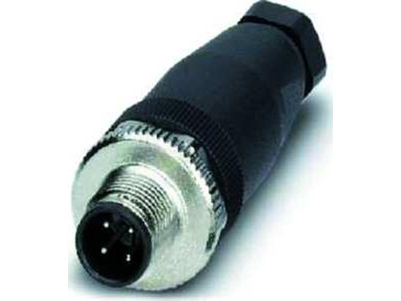 1St. Phoenix SACC-M12MS-4CON-PG 7-M Steckverbinder Universal 4-polig Stecker gerade M12 A-kodiert Schraubanschlu