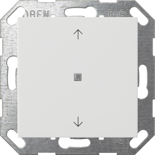 1St. Gira 517227 KNX Taster Wippe 1f Pfeile System 55 Reinweiß m