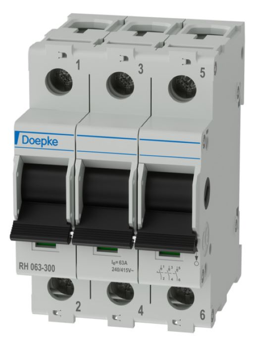 1St. Doepke RH 063-300 Hauptschalter 3 Schließer RH063-300