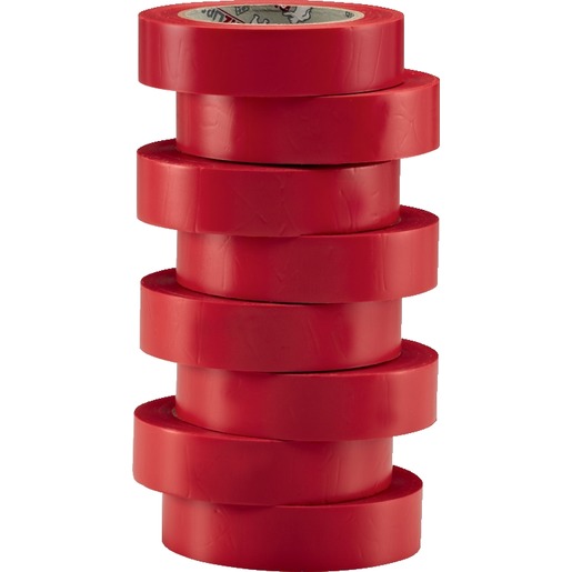 80m Bizline BIZ 350063 8 Isolierbänder rot 10 m Preis per Pack