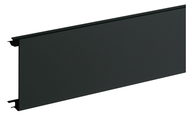 2m Hager BR08029011 Brüstungskanal-OT zu BR 80mm graphitschwarz