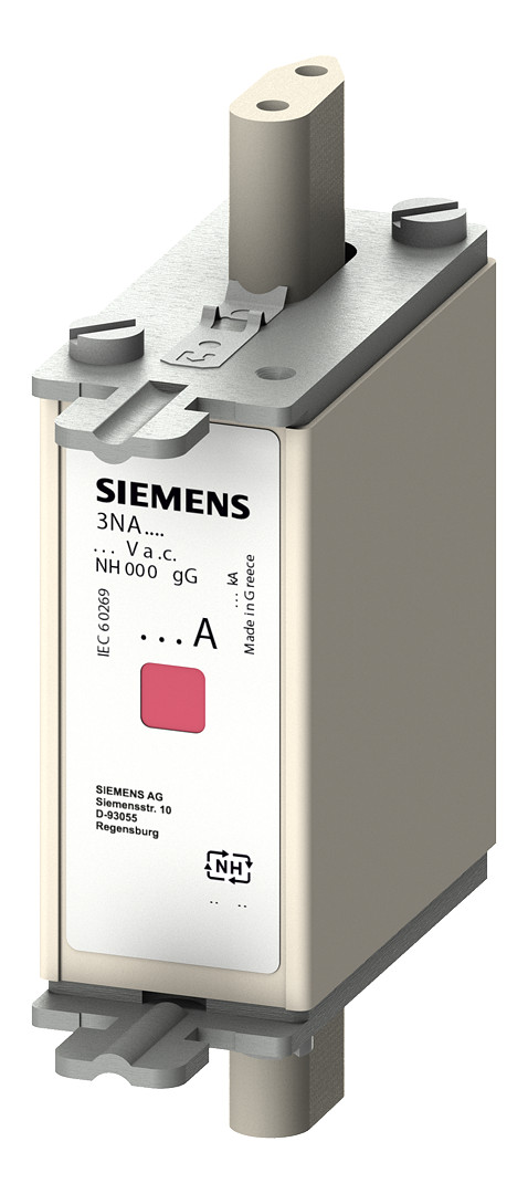 3St. Siemens 3NA7810 NH-Sicherungseinsatz, NH000, In: 25 A, g