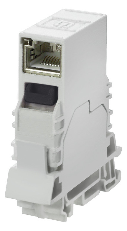 1St. Weidmüller 8946920000 Durchführungssteckverbindung RJ45, IP20, Anschluss 1: RJ45, Anschluss 2: RJ45, Kupplung IE-TO