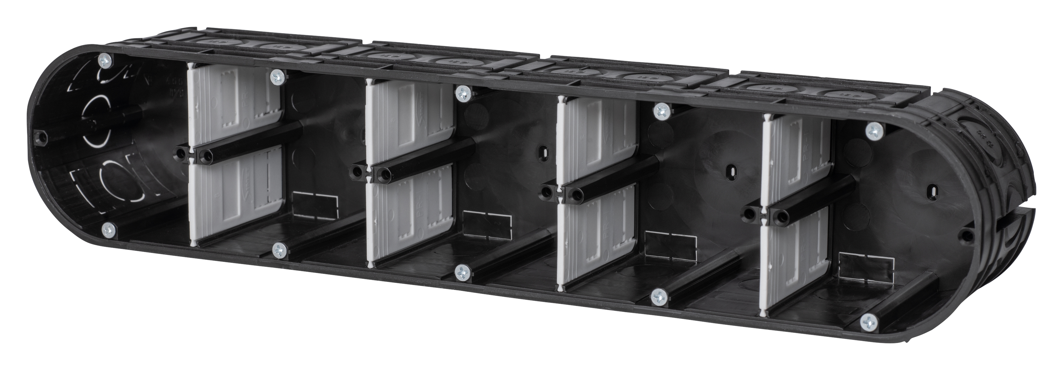 5St. F-Tronic UP50 UP Gerätedose massiv UP50, 5-fach, t=63mm 7310105