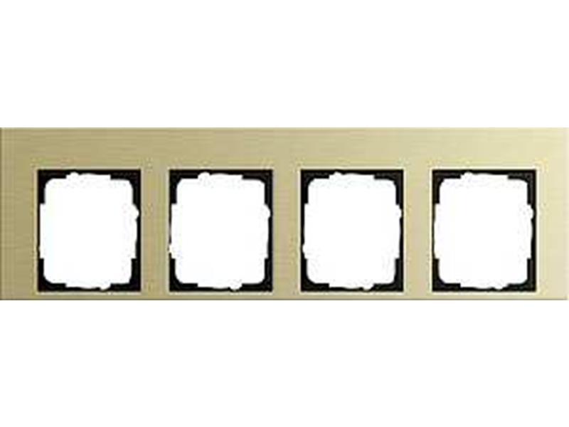 1St. Gira 0214217 Rahmen 4fach Esprit Aluminium Hellgold