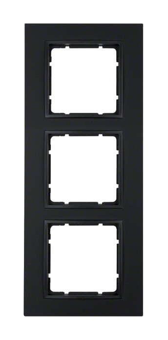 1St. Berker 10136626 Rahmen 3fach B.7 anthrazit matt