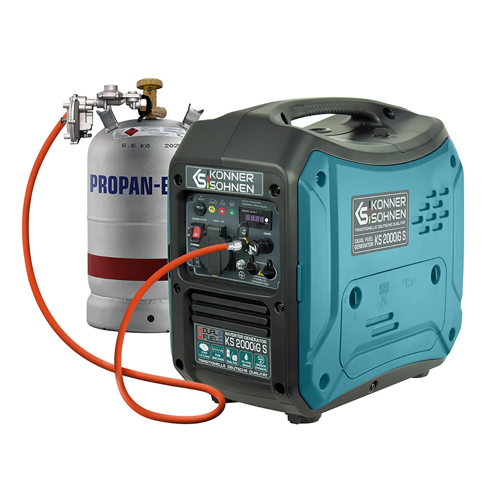 1St. Könner & Söhnen KS2000iGS LPG/Benzin-Inverter-Generator KS 2000iG S 1St. Könner & Söhnen KS2100iGS LPG/Benzin-Inverter-Generator KS 2100iG S
