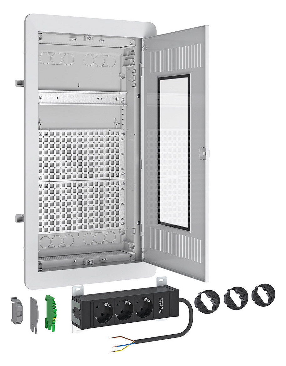 1St. ABN A36TML AMIGO Multimedia-Kleinverteiler, 3-reihig, UP/HW 0 1St. ABN A36TML AMIGO Multimedia-Kleinverteiler, 3-reihig, UP/HW 0